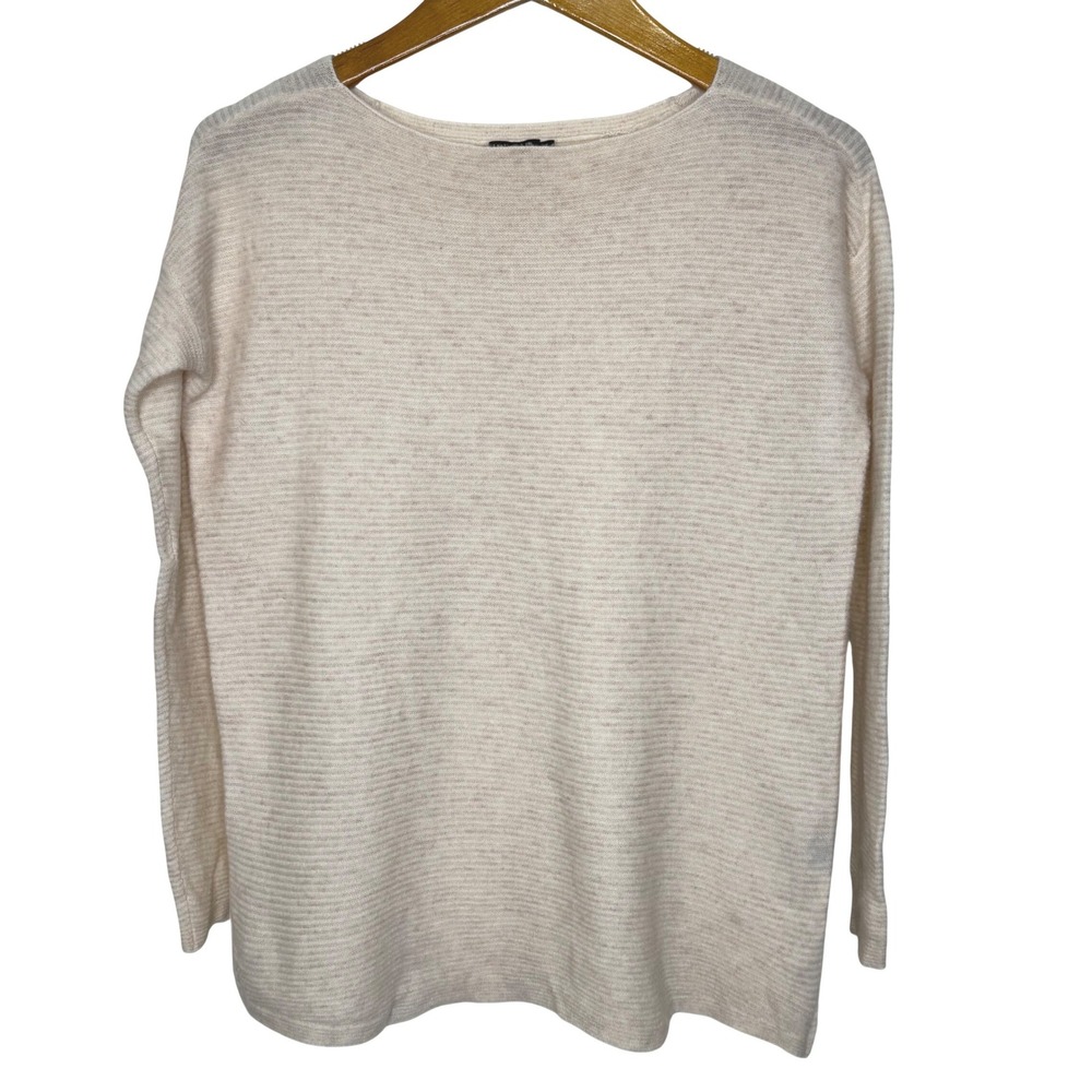 J. McLaughlin Cashmere Sweater XS Cream‎